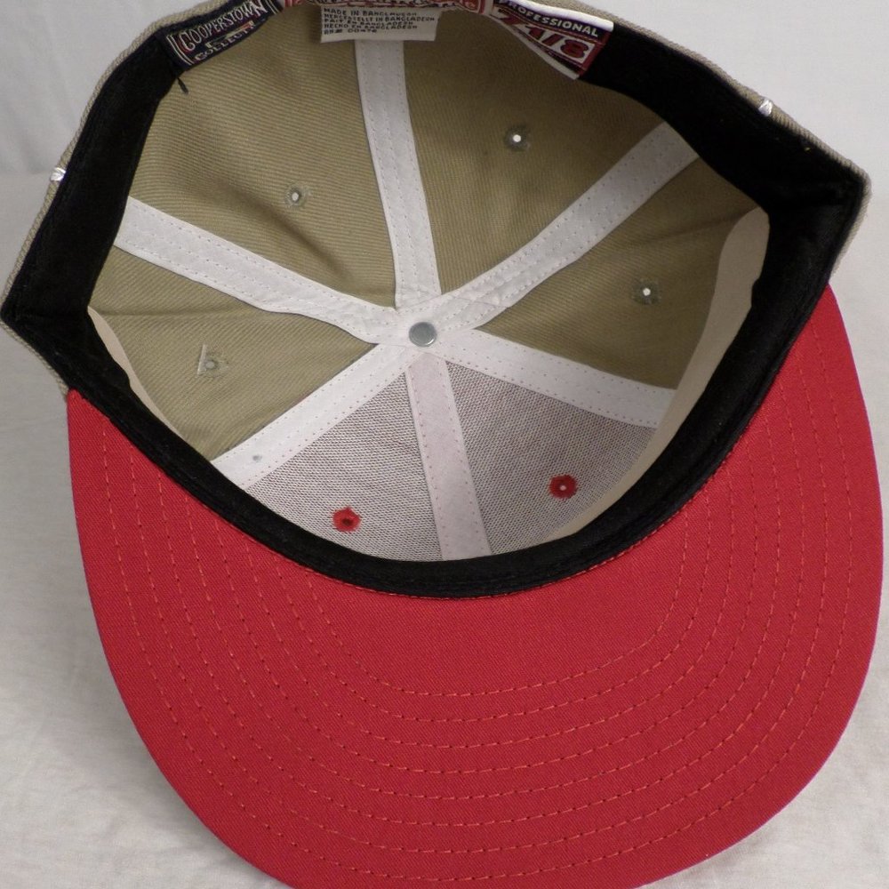 Cincinnati Reds American Needle Cooperstown Collection Fitted Size 7 1/8 Hat - Picture 4 of 8